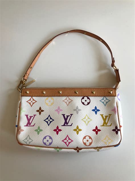 lv bag multi pochette price|lv multicolor monogram bag.